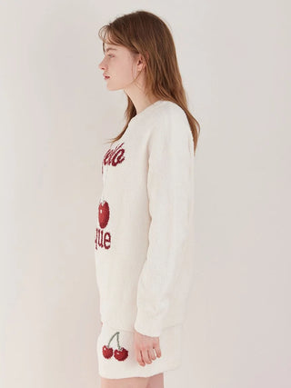 Baby Moco Cherry Jacquard Pullover