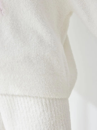 [Valentine] Frill Logo Feather Pullover