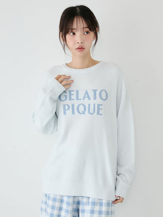 Logo Pullover & Gingham Shorts Set