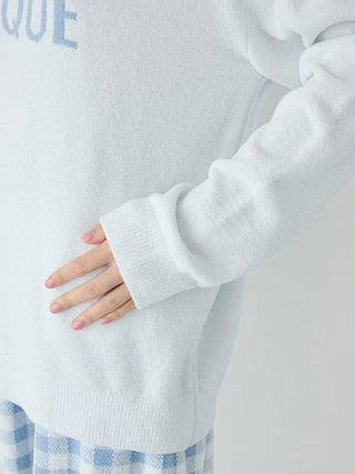 Logo Pullover & Gingham Shorts Set