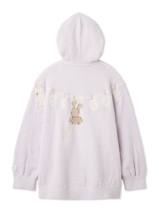 Airy Moco Laundry Animals Jacquard Hoodie