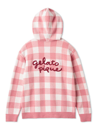 Airy Moco Movie Night Gingham Hoodie