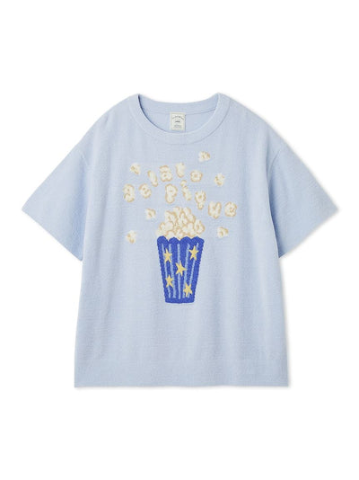 Airy Moco Movie Night Jacquard Pullover gelato pique