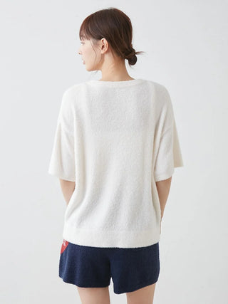 Cool Smoothie Bear Heart Jacquard Pullover