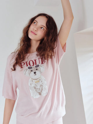 Fashionable Cats & Dogs Jacquard Smoothie Pullover