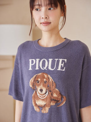 Fashionable Cats & Dogs Jacquard Smoothie Pullover