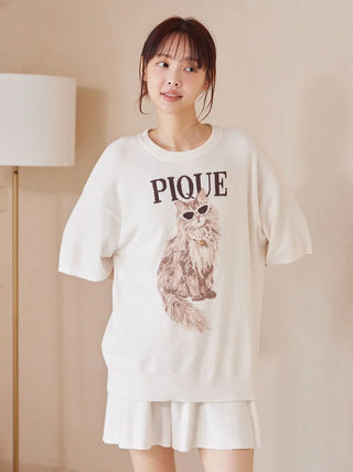 Fashionable Cats & Dogs Jacquard Smoothie Pullover