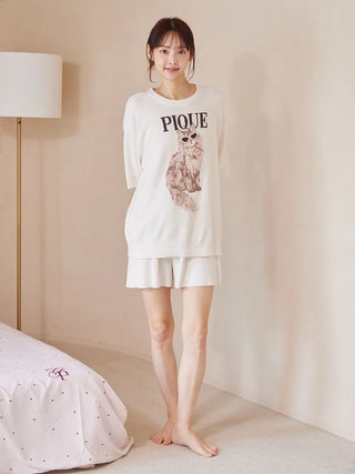 Fashionable Cats & Dogs Jacquard Smoothie Pullover