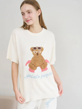 Summer Bear Jacquard Pullover