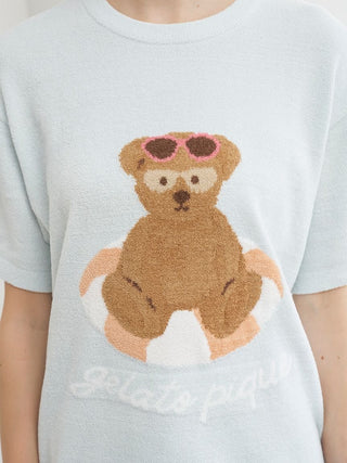Summer Bear Jacquard Pullover