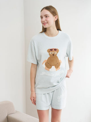 Summer Bear Jacquard Pullover