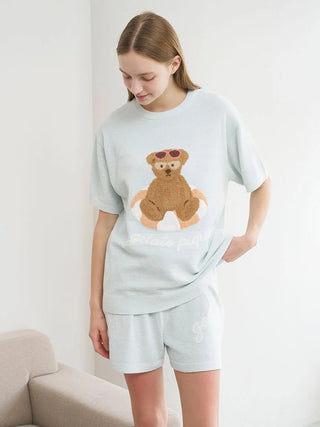 Summer Bear Jacquard Pullover