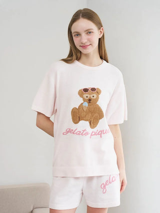 Summer Bear Jacquard Pullover