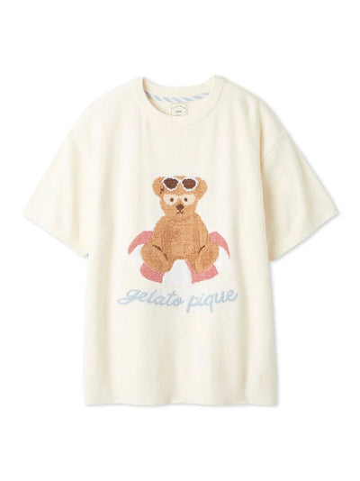 Summer Bear Jacquard Pullover gelato pique
