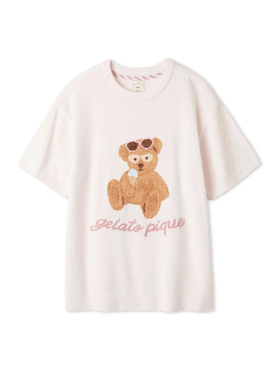 Summer Bear Jacquard Pullover gelato pique