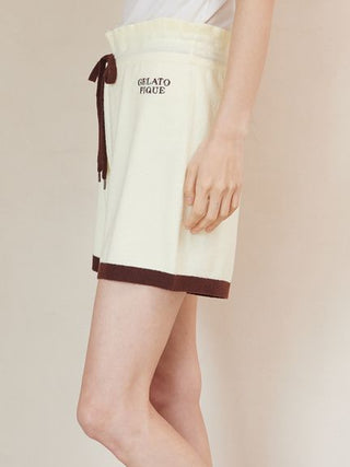 Smoothie Pudding Jacquard Pullover & Shorts Set