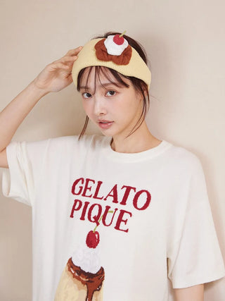 Smoothie Pudding Jacquard Pullover & Shorts Set