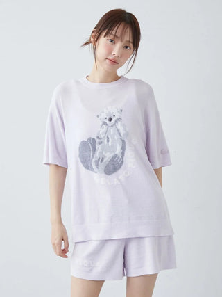 Cool Smoothie Lite Sea Animals Jacquard Pullover