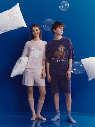 Cool Smoothie Lite Sea Animals Jacquard Pullover