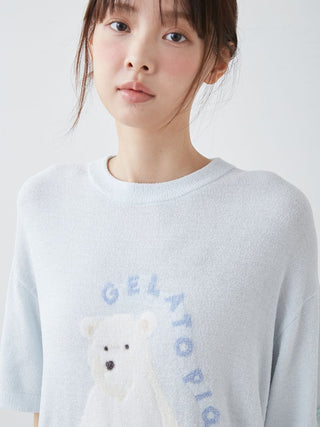 Cool Smoothie Lite Sea Animals Jacquard Pullover