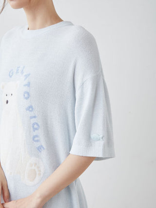 Cool Smoothie Lite Sea Animals Jacquard Pullover