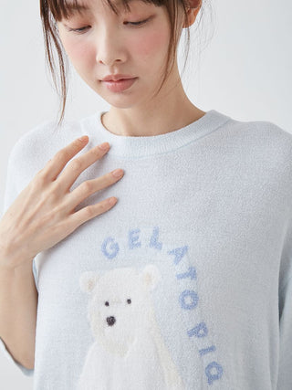 Cool Smoothie Lite Sea Animals Jacquard Pullover