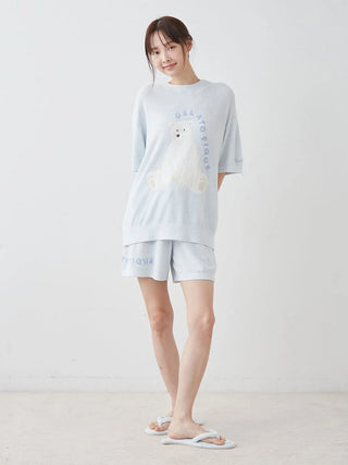 Cool Smoothie Lite Sea Animals Jacquard Pullover