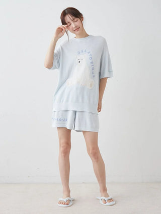 Cool Smoothie Lite Sea Animals Jacquard Pullover