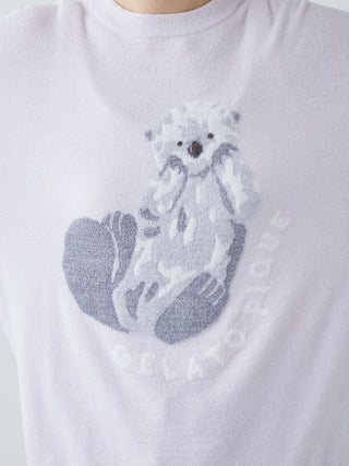 Cool Smoothie Lite Sea Animals Jacquard Pullover