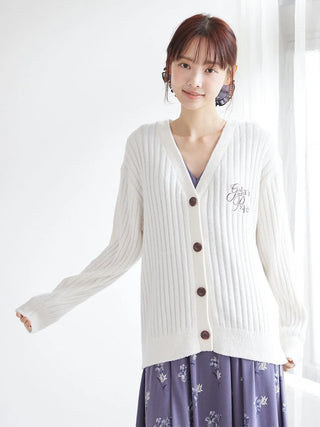 Smoothie & Airy Moco Ribbed Cardigan