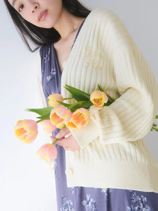 Smoothie & Airy Moco Ribbed Cardigan