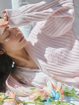 Smoothie & Airy Moco Ribbed Cardigan