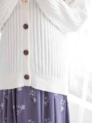 Smoothie & Airy Moco Ribbed Cardigan