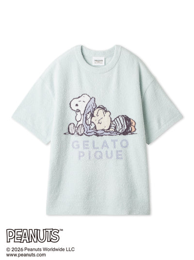 [PEANUTS] Smoothie Jacquard Pullover gelato pique