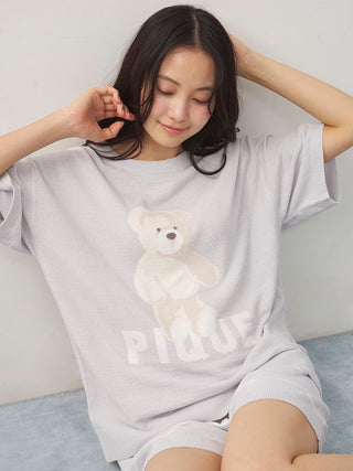 Fluffy Variety Motif Jacquard Pullover