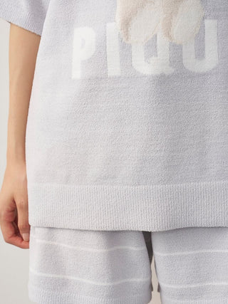 Fluffy Variety Motif Jacquard Pullover