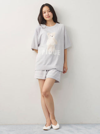 Fluffy Variety Motif Jacquard Pullover