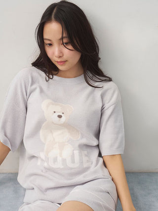 Fluffy Variety Motif Jacquard Pullover