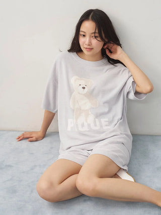 Fluffy Variety Motif Jacquard Pullover