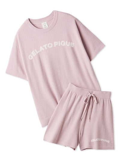 Smoothie Lite Casual Logo Jacquard Pullover & Shorts Set gelato pique