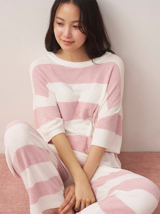 Smoothie Lite Cool Striped Short-sleeve Pullover