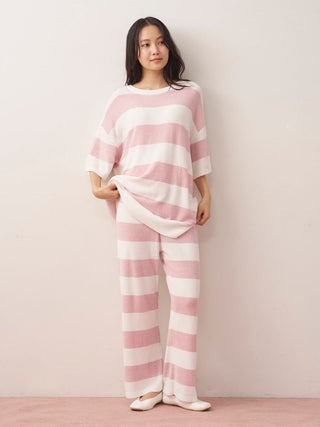 Smoothie Lite Cool Striped Short-sleeve Pullover