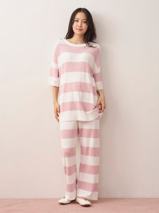 Smoothie Lite Cool Striped Short-sleeve Pullover