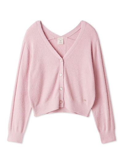 Smoothie Eyelet Short Cardigan gelato pique
