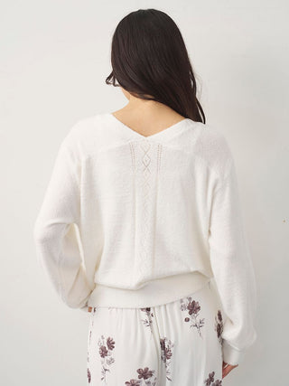 Smoothie Eyelet Short Cardigan