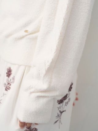 Smoothie Eyelet Short Cardigan