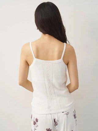 Smoothie Eyelet Camisole With Built-in Bra