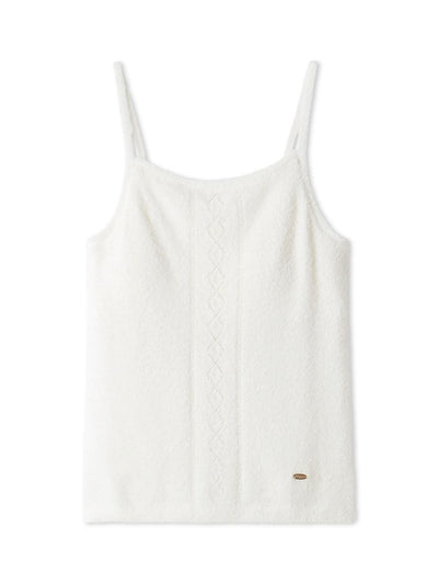 Smoothie Eyelet Camisole With Built-in Bra gelato pique