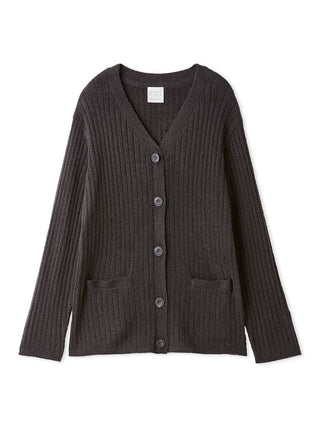 Gelato Pique Temperature-regulating Smoothie Cardigan in dark gray