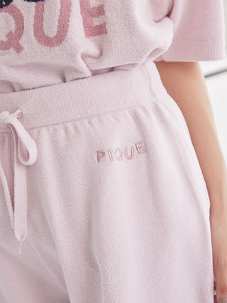 Airy Moco Sleeping Panda Jacquard Pullover & Shorts Set - view 22